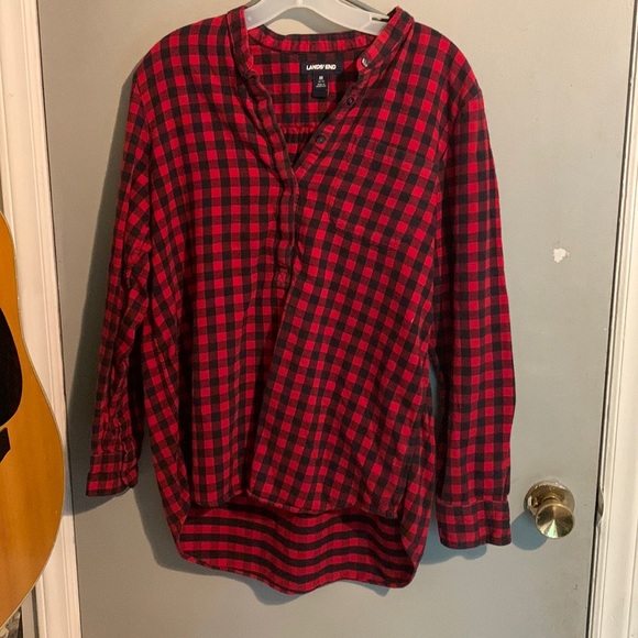 Lands End Long Sleeved Flannel - Picture 1 of 4